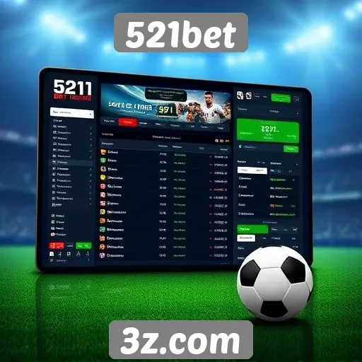 Explorando a interface do site 521bet