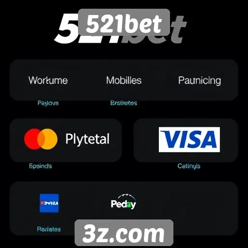 Métodos de pagamento disponíveis na 521bet
